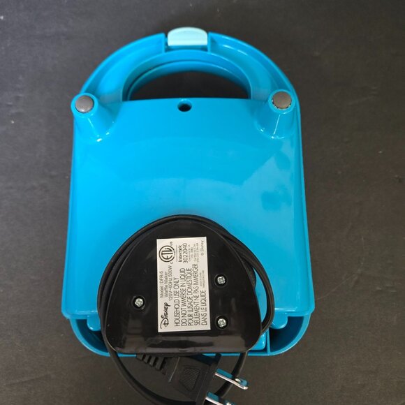 Disney Frozen Elsa Anna Blue Waffle Maker Nonstick Latching Handle DFR-5 - Picture 9 of 11